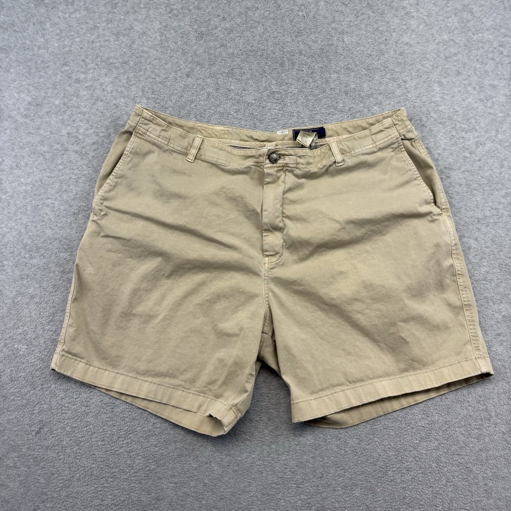 Vineyard Vines Mens Shorts Khaki Tan Stretch Cotton Size 38 Spandex Summer 7"